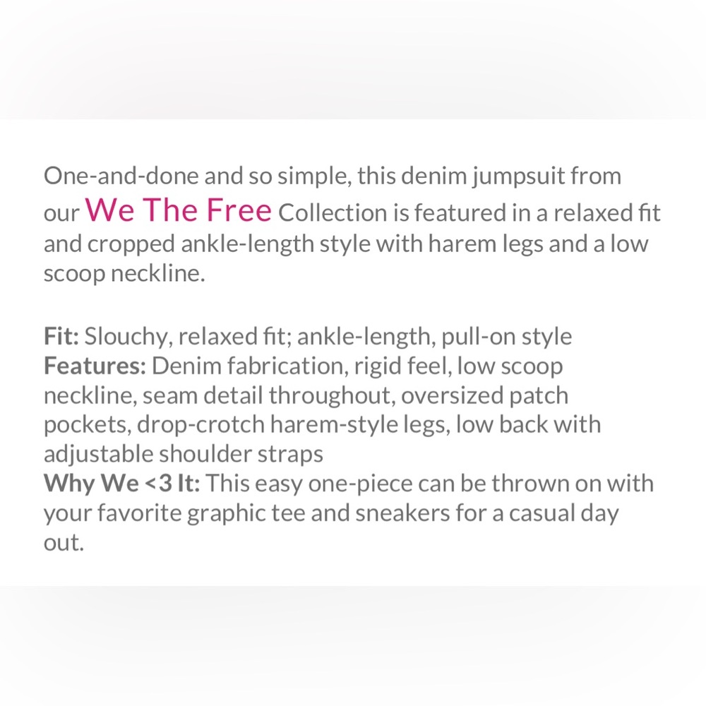 COPY - COPY - Free People High Roller Jumpsuit - Picture 7 of 8